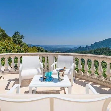 Villa Les Adrets Mandelieu Hillside With Pool - 2303